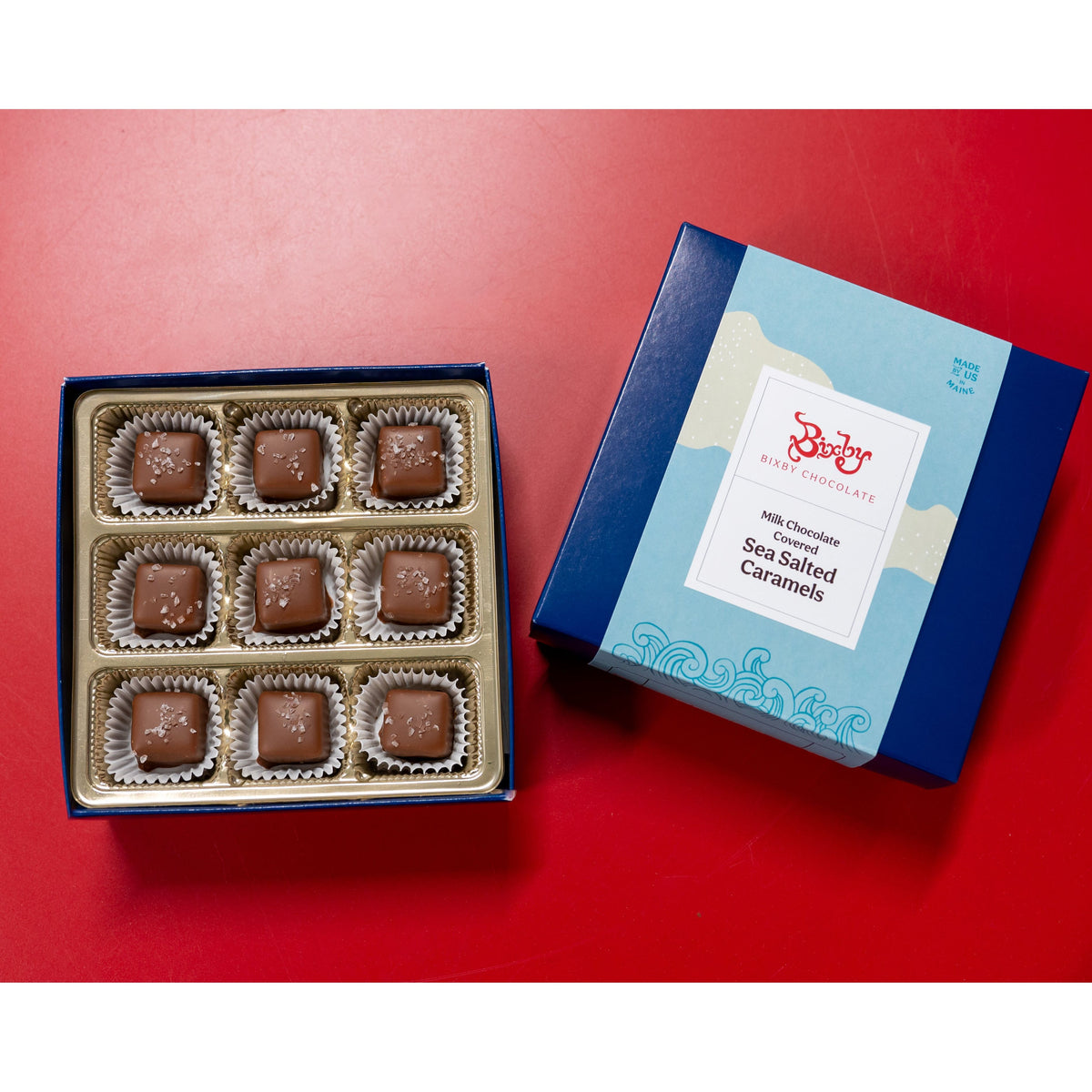 Milk Chocolate Maine Sea Salted Caramel Gift Box