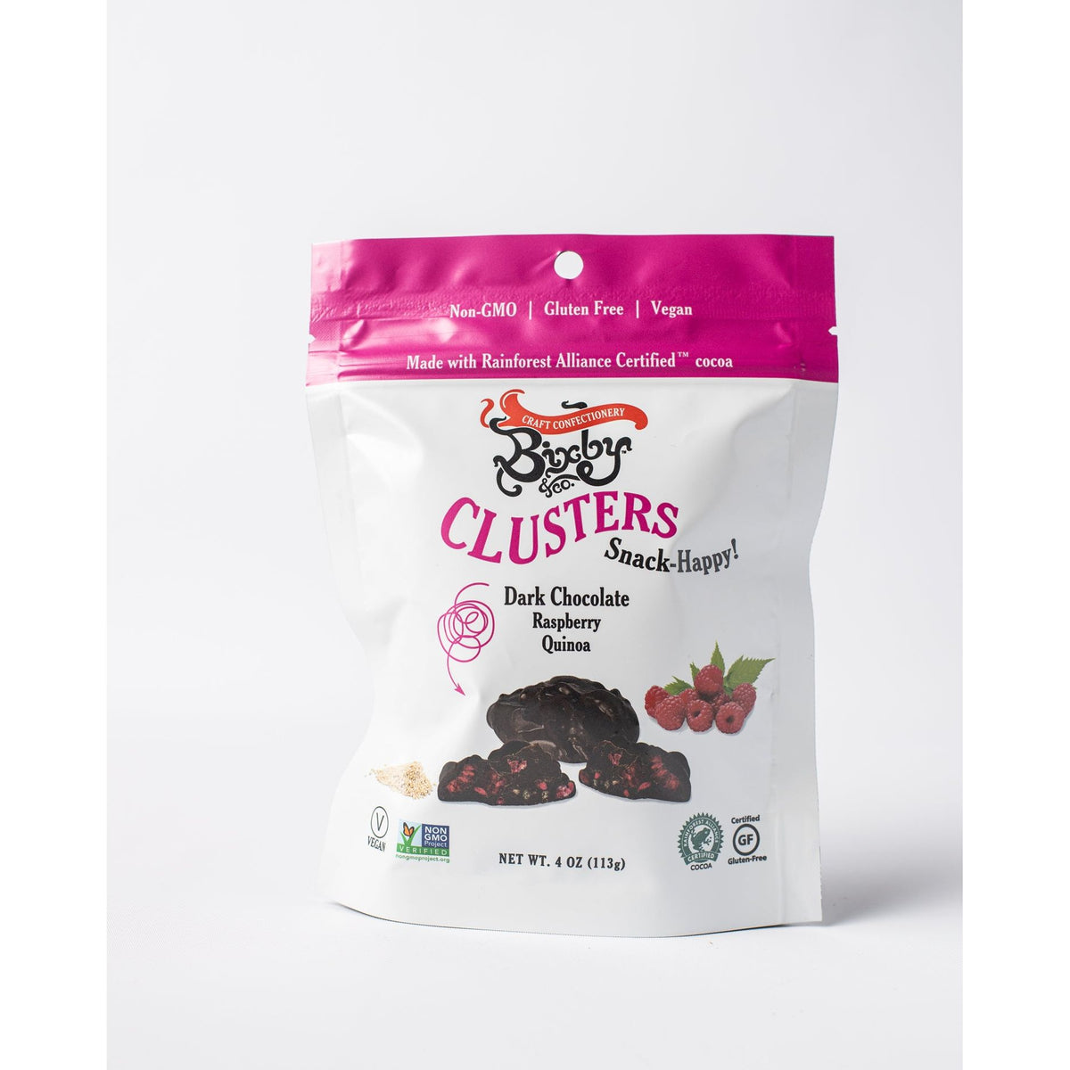Dark Chocolate + Raspberry + Quinoa Cluster Case