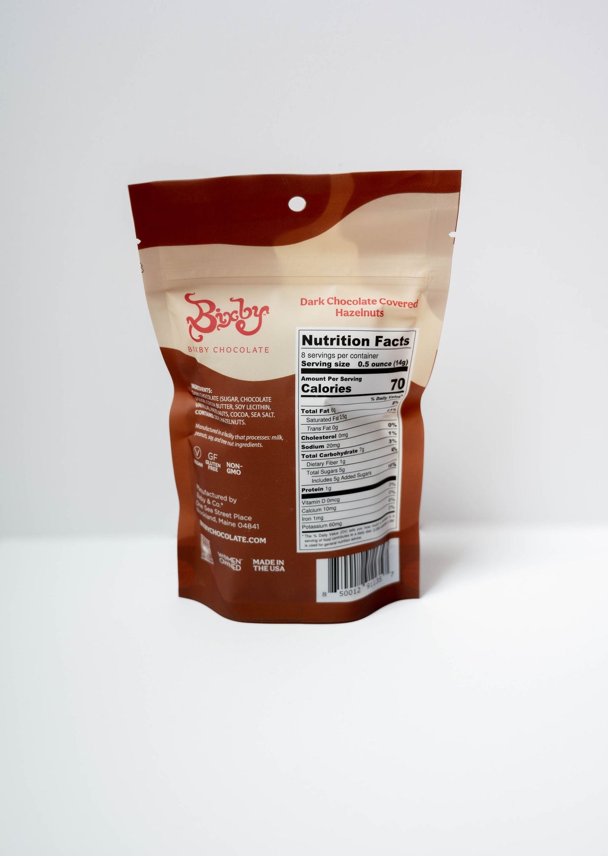 Dark Chocolate Covered Hazelnuts Case
