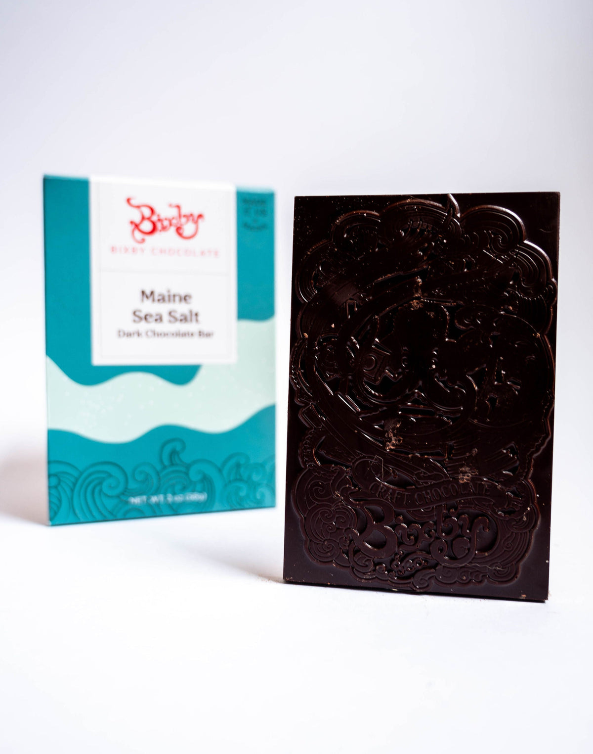 Organic Dark Chocolate Maine Sea Salt Bar