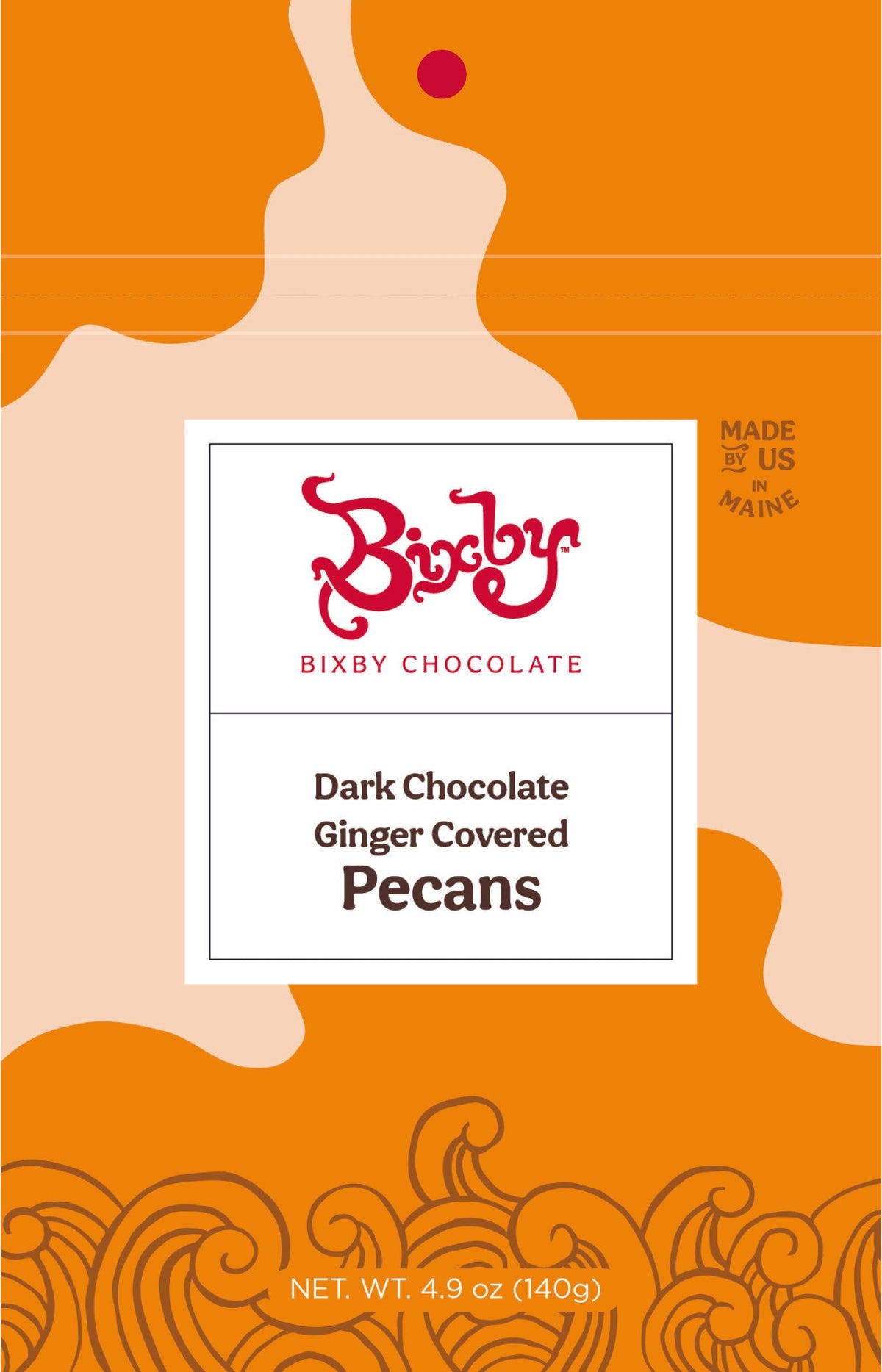 Dark Chocolate Covered Ginger Pecans Case